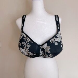 Cacique Black Floral Bra